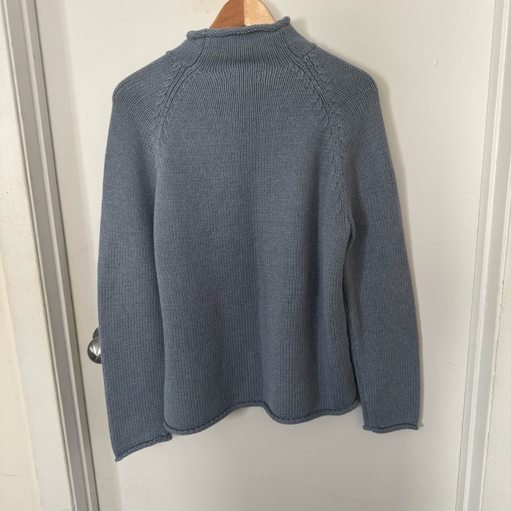 J. Crew Light Blue Turtleneck Sweater - Picture 2 of 5